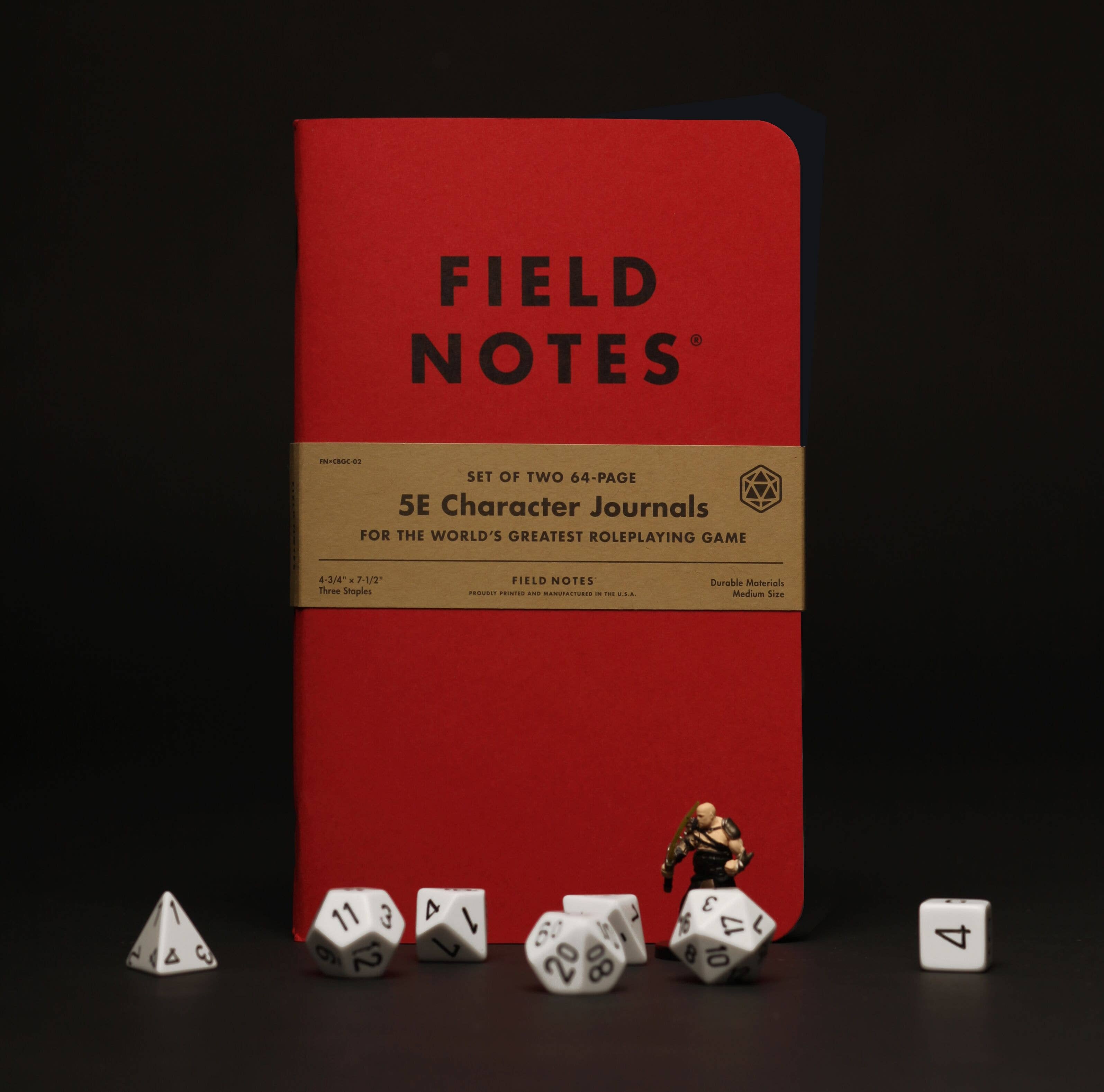 Field Notes - Vente Journal intime - Journaux de caractères 5E2