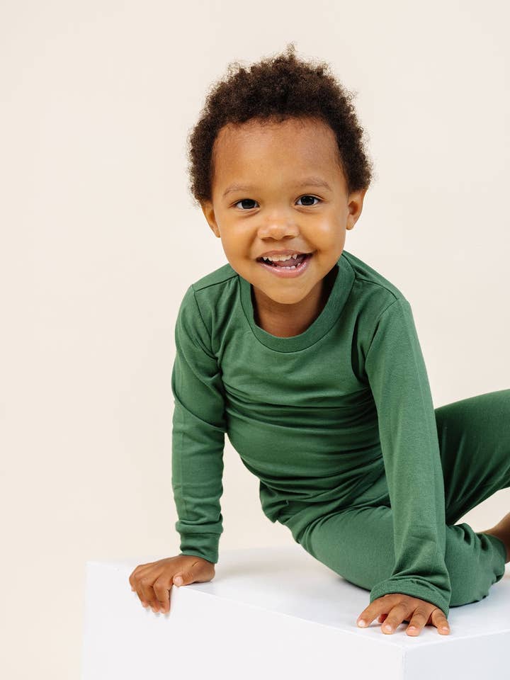 El mejor conjunto de pijama en Moss para venta al por mayor de Lark