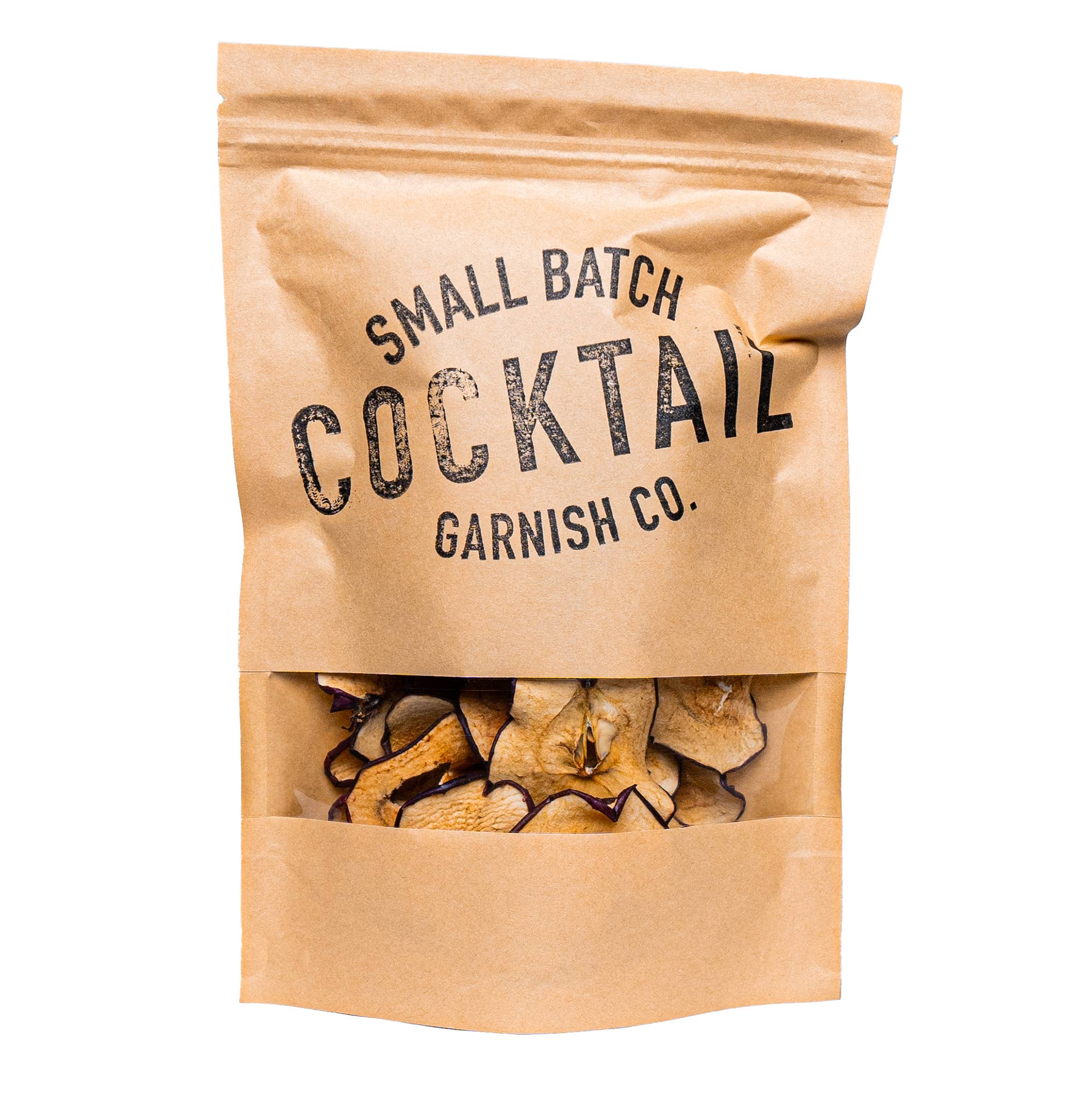 Cocktail Garnish Co. - Wholesale Dried/Dehydrated Fruit - Dehydrated Apple Slices, 2oz (30+ Slices)