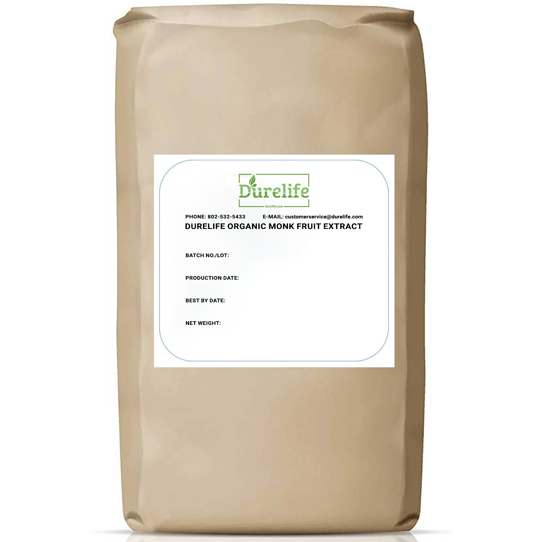 Durelife - Wholesale Sugar/Sweetener - Durelife Organic Pure Monk Fruit sweetener No Erythritol1