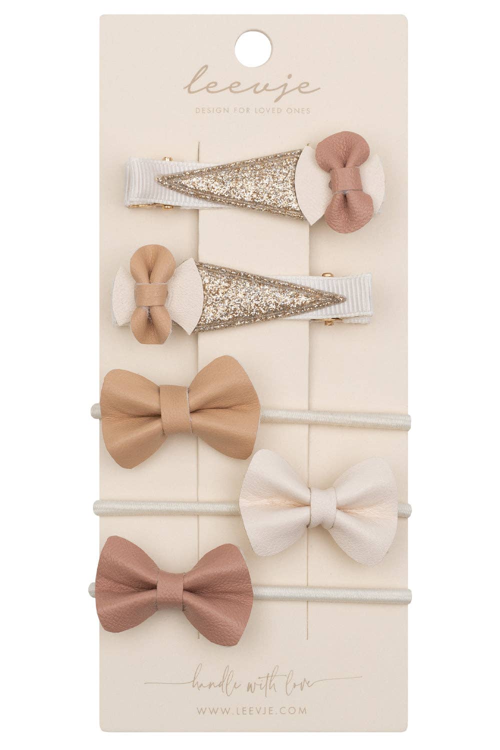 Leevje - Wholesale Hair Clip - Kids - Hair Clips "Schoolcones Mix"