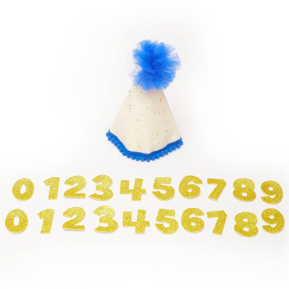 PetLondon – wholesale Pet hat – Dog – Dog Party Hat with sticky numbers-Save 30% set of 10 hats4