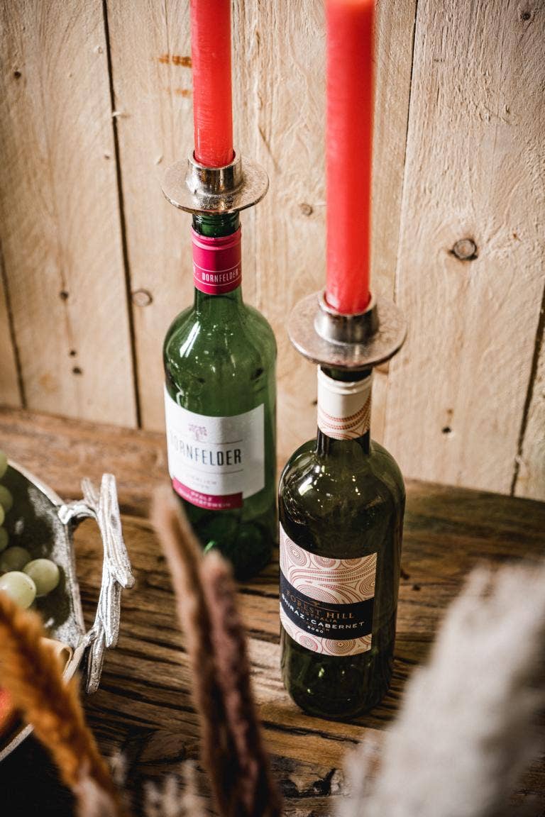 Michael & Philipp Noll e. K. - Wholesale Kaarsenhouder - Kandelaar voor fles en kaars, 50 stuks6