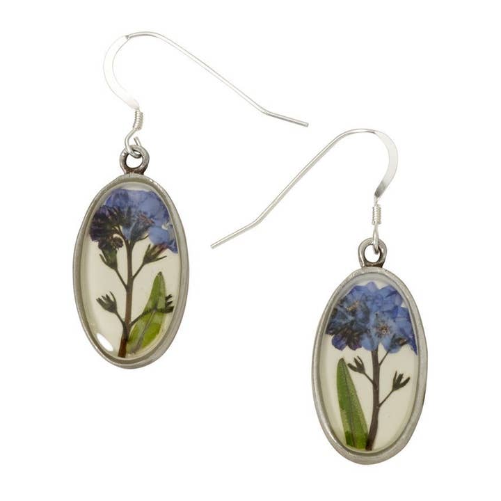 Shari Dixon – wholesale Dangle earrings – Forget Me Not Small Oval Earrings