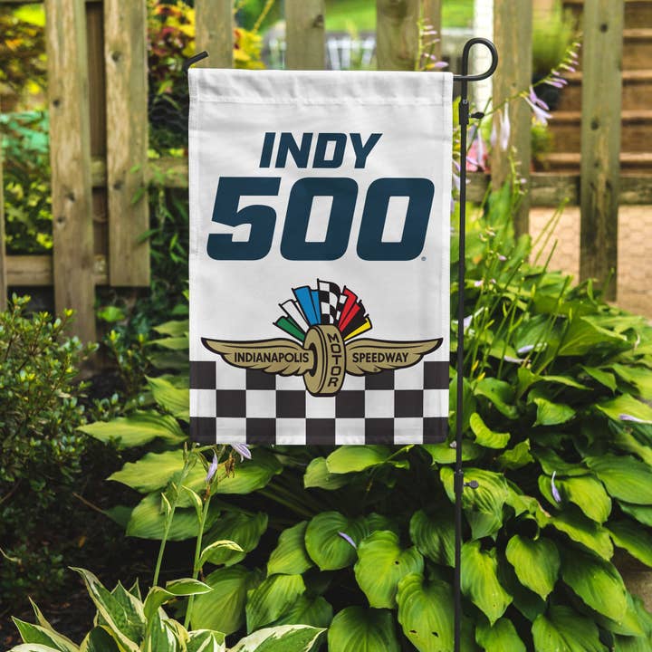 Flags For Good - Wholesale Flag - "Indy 500" Indianapolis Motor Speedway® Checkered Garden Flag