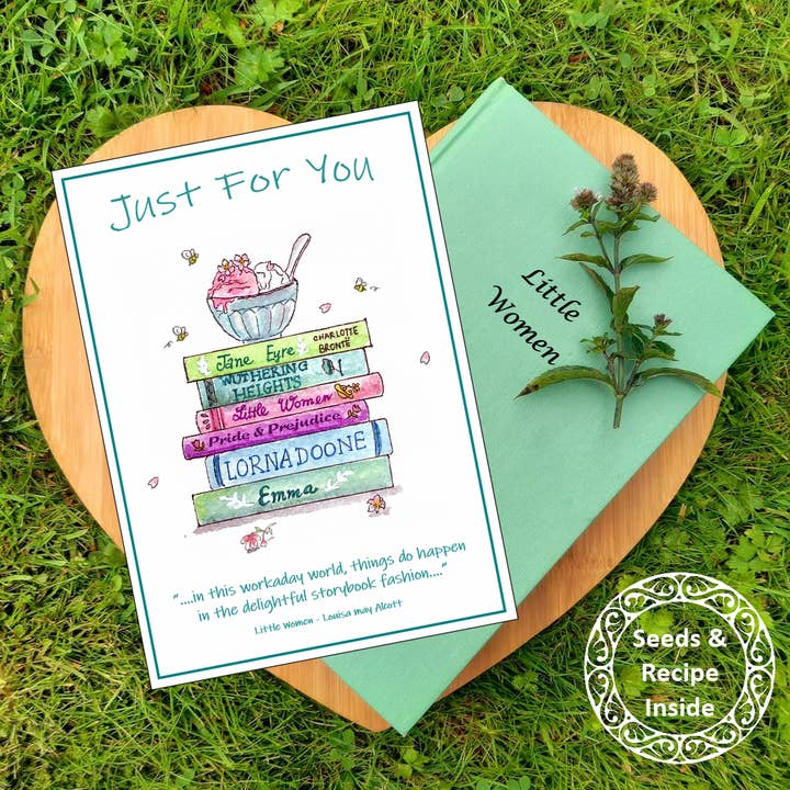 Literary Seed & Recipe Card - Little Women for wholesale by Seeds with Love