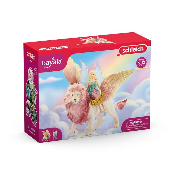 Schleich - Wholesale Figurine Toy - Kids - Fairy In Flight On Winged Lion Fairy Toy Playset4