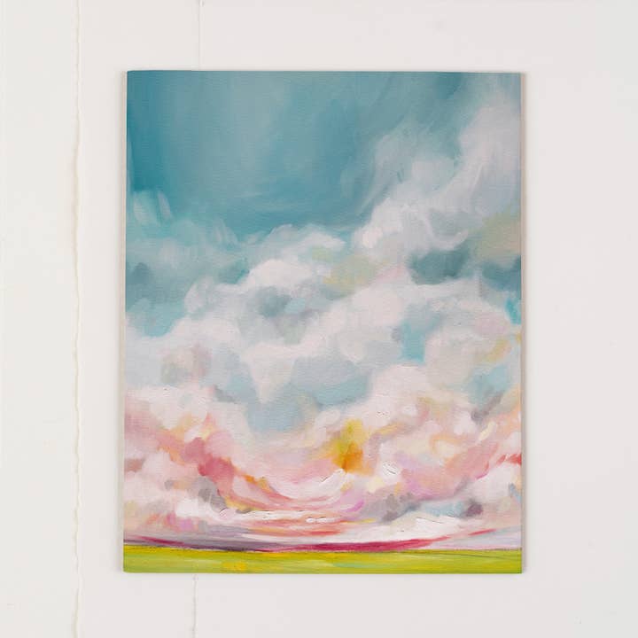 Emily Jeffords - Wholesale Art Print - "In Rosie Flight" A Canvas Print by Emily Jeffords0