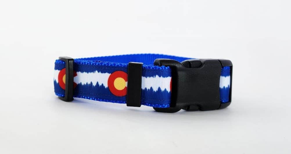 Rocky Mountain Hound - Wholesale Pet Collar - Dog - 1" Blue Colorado Dog Collar, Leash, or Martingale7