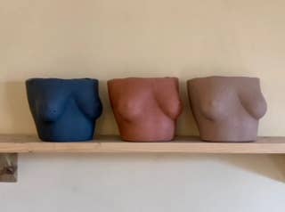 Queen City Crete - Vendita all'ingrosso Vasi per piante - Fioriera Mini Boob2