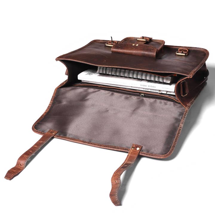 Dotch Leather – Großhandel Messenger Bag – Herren – Loculus Laptop-Aktentasche aus Leder, für Herren4