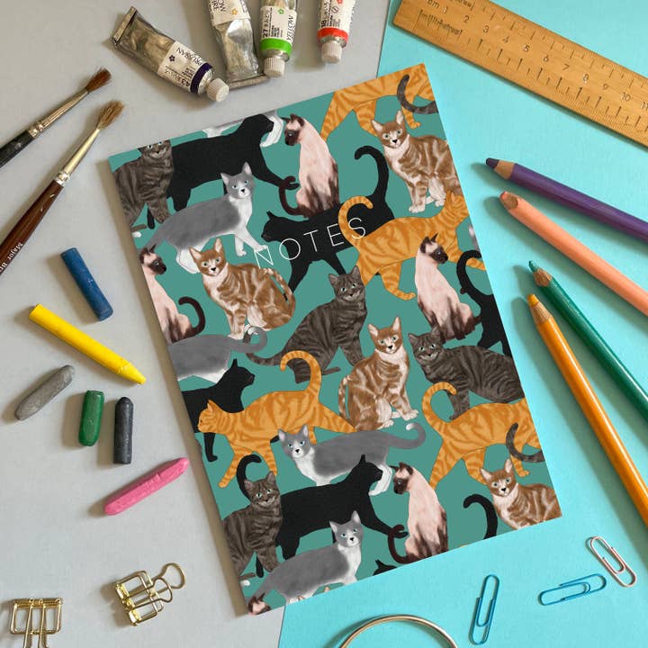 Cats - Taccuino A5 per la vendita all'ingrosso da parte di Lydia Meiying