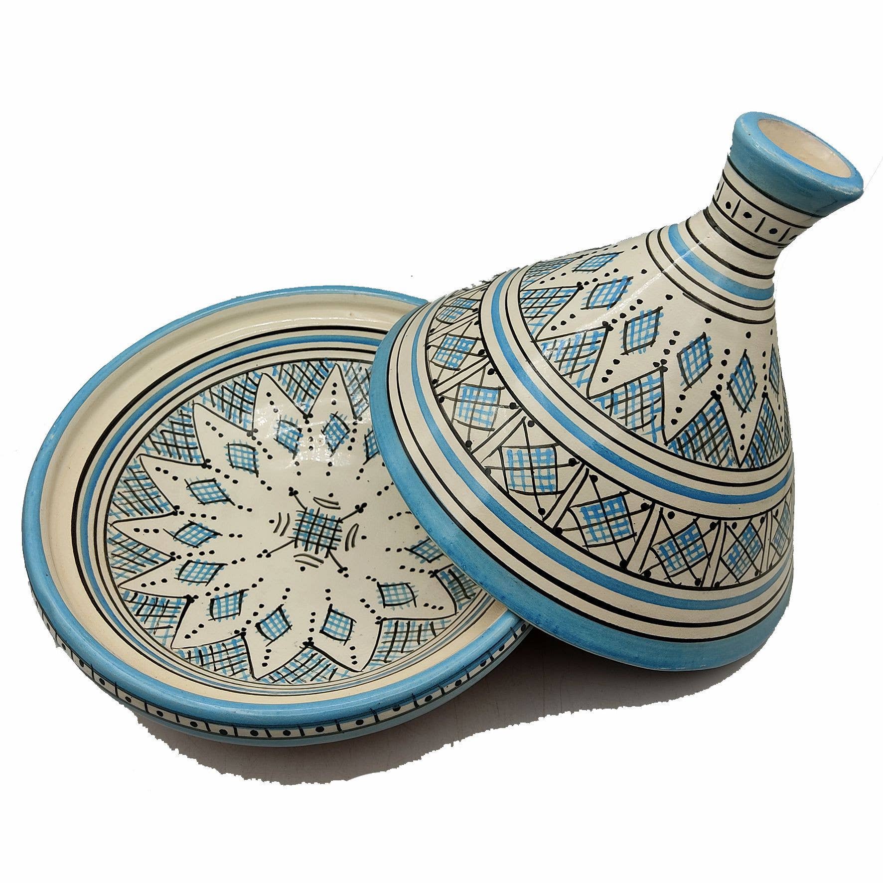 Etnico del Mondo - Wholesale Decorative Plate/Dish/Bowl - Moroccan Decorative Ceramic Tagine 28 cm #22
