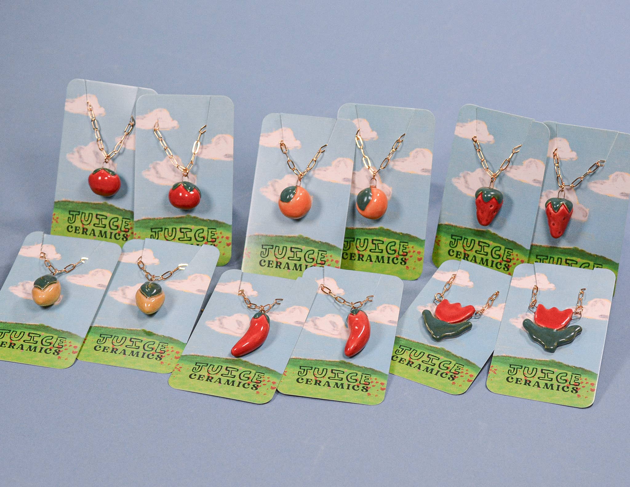 Juice Ceramics Handmade Pottery and Jewelry - Wholesale Pendant/Charm Necklace - Horse Portrait Necklace2