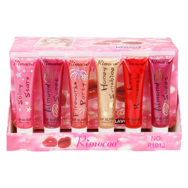 Cap Zone – wholesale Läppglans – Romantic Lips Läppglans Klämtub - 24 st1