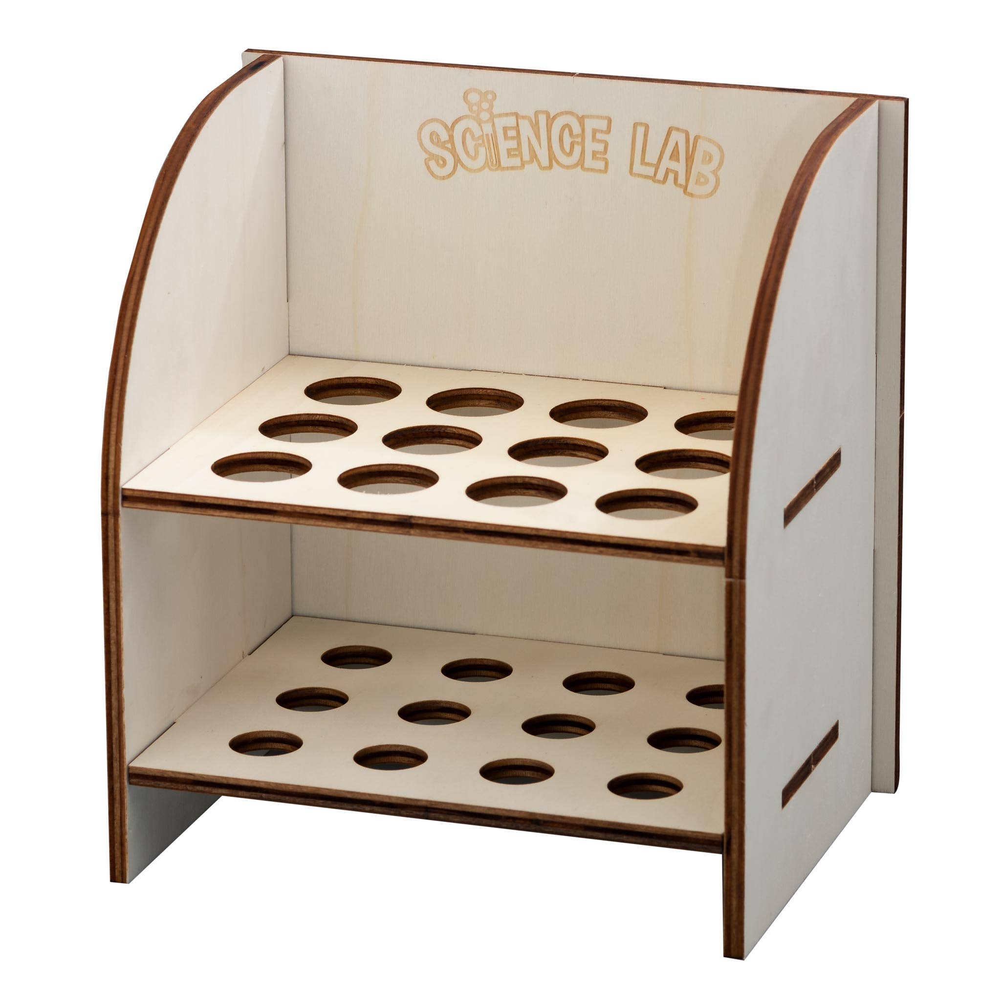 Heebie Jeebies USA - Vente Présentoir – enfant et bébé - Support à tubes à essai demi-affichage en contreplaqué3