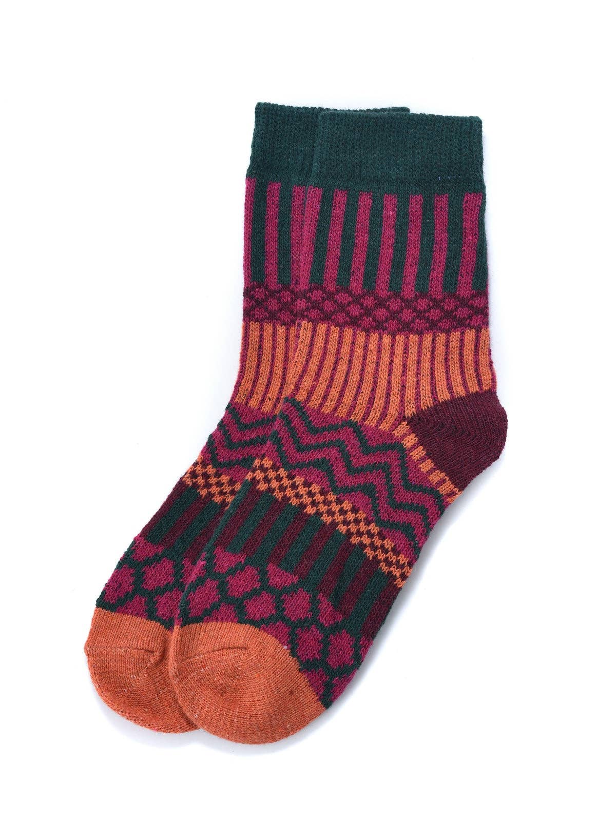 Funkyrel® Atzbranding Limited - Wholesale Socks - Women's - Rufia - 5 Pairs Bohemian Wool-Blend Socks Set17