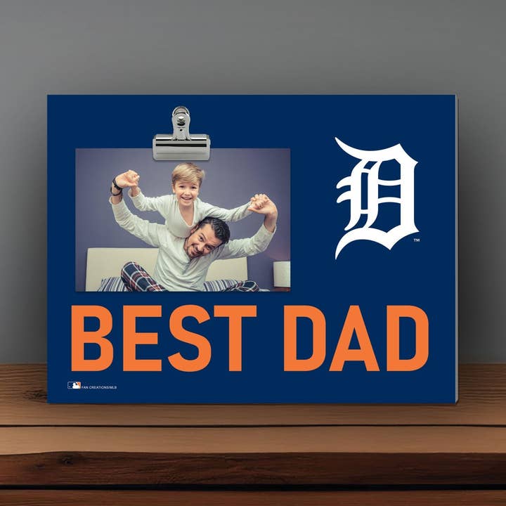 Best Dad MLB Detroit Tigers Clip Frame for wholesale by Fan Creations