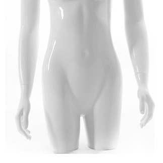 White Gloss Female Torso Mannequin for wholesale by Only Hangers