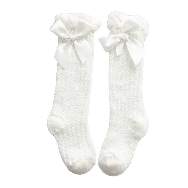 Annie & Charles - Wholesale Socks - Kids & Baby - Annie & Charles® stockings with bow2