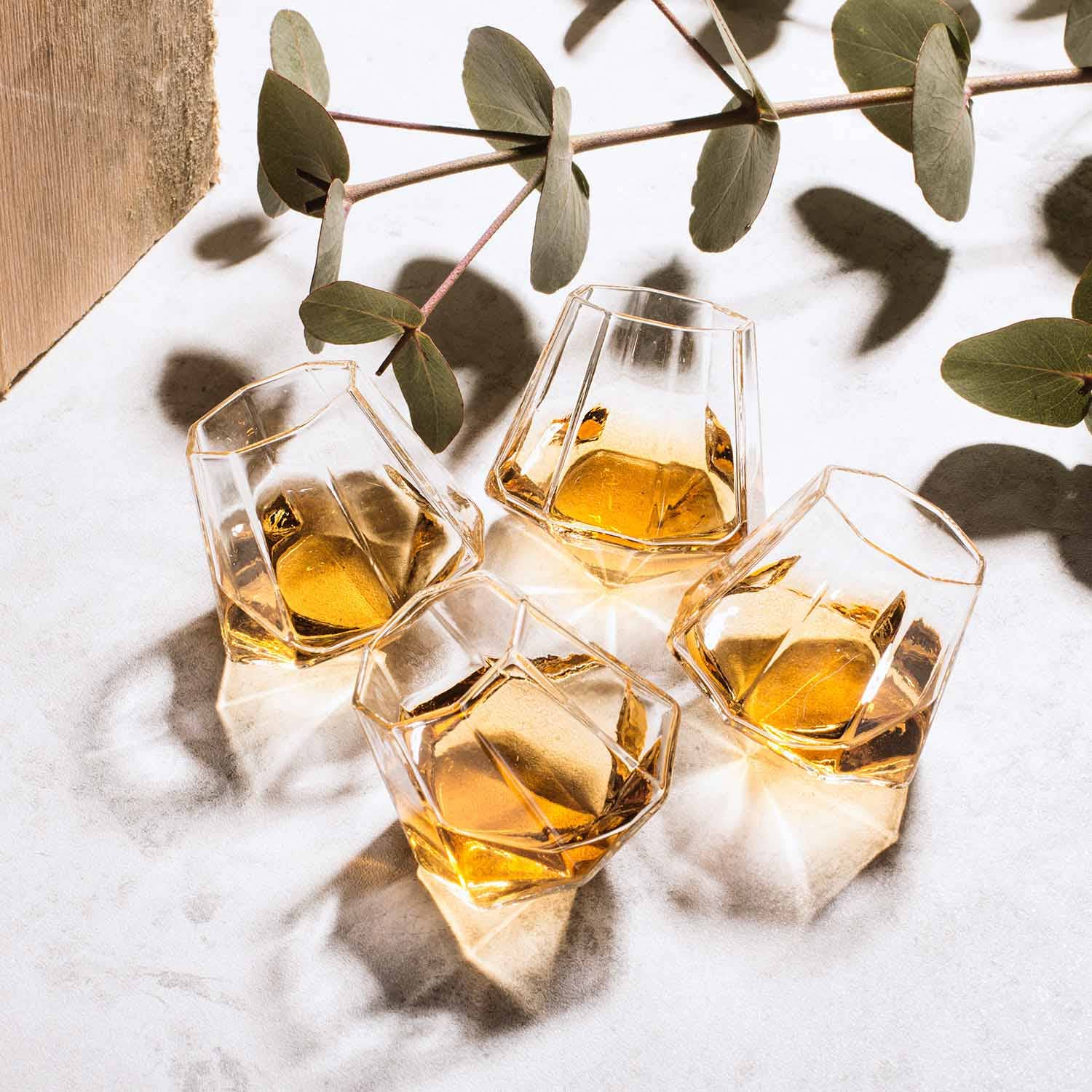 Mad Monkey GmbH - Wholesale Shot Glass - Mad Monkey - Diamond Shot Glasses (Set of 4) with Gift Box2