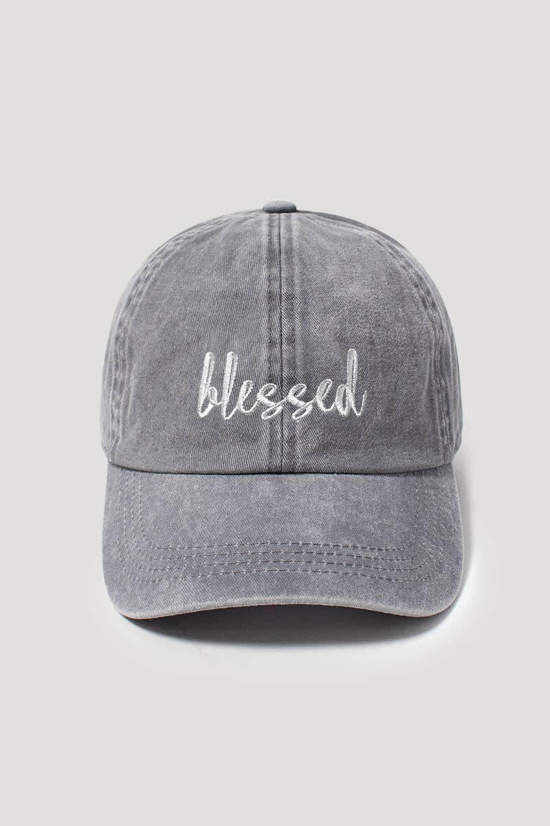 David And Young - Wholesale Baseball Cap - Women's - Blessed Embroidery Baseball Caps4