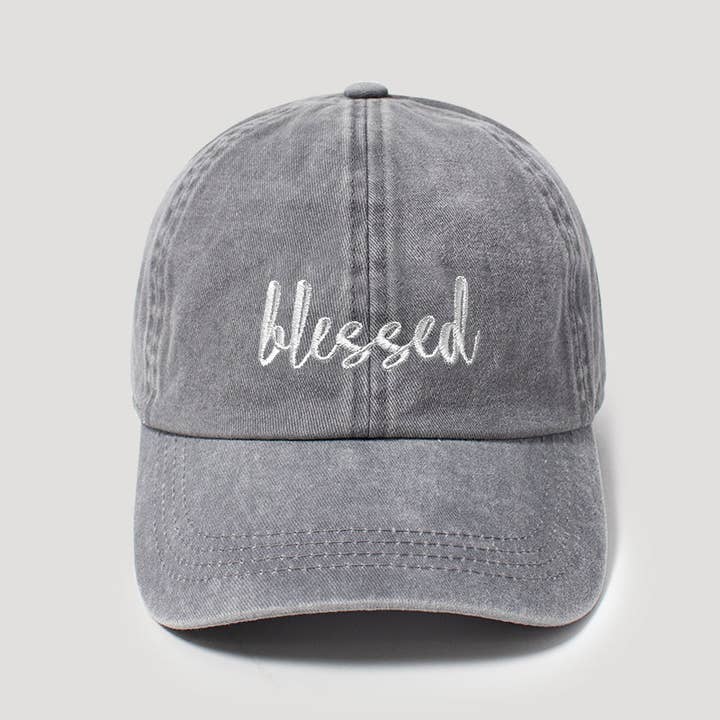 David And Young - Wholesale Baseball Cap - Women's - Blessed Embroidery Baseball Caps4