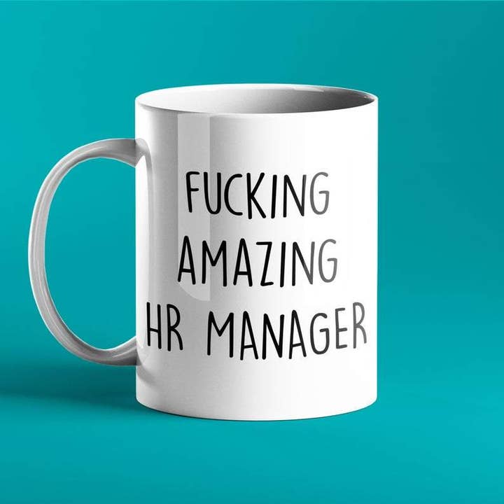 Fucking Amazing HR Manager Mug for wholesale by Prickly Cards