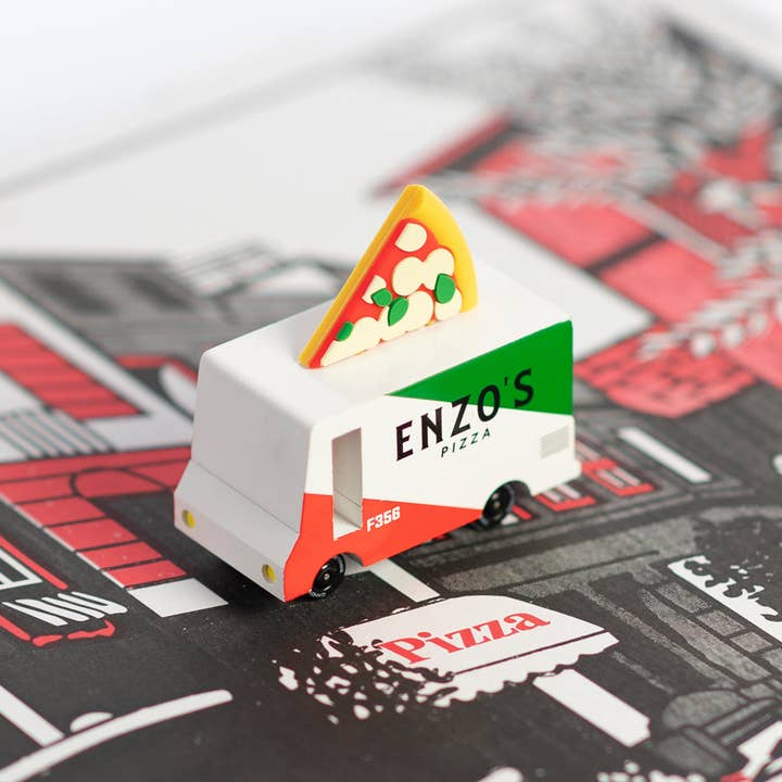 Candylab Toys - Wholesale Toy Car/Truck - Kids - Pizza Van