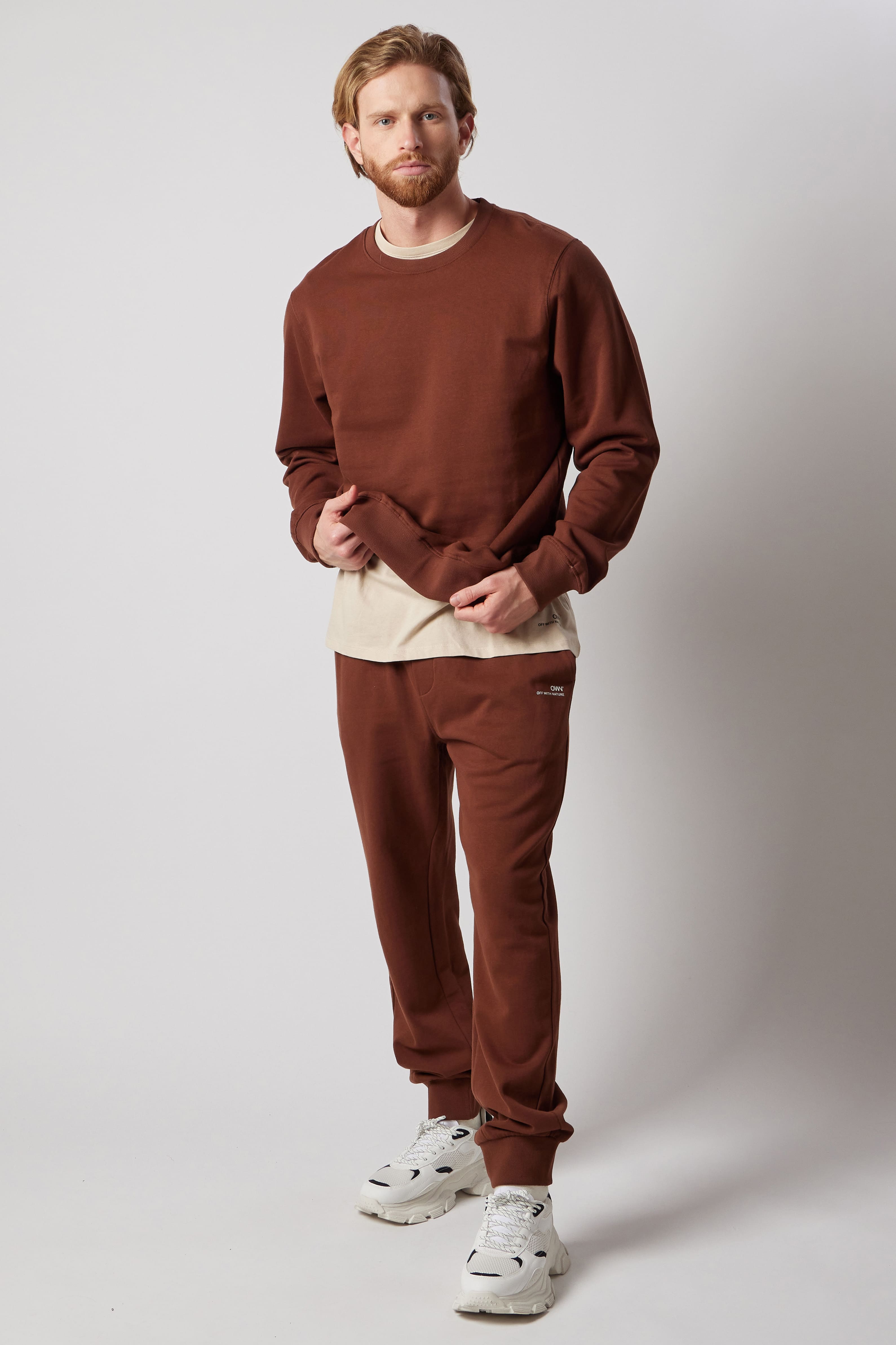 OWN OFF WITH NATURE - Wholesale Lounge Set - Men's - Crewneck Sweatshirt Set + Fleece Joggers19