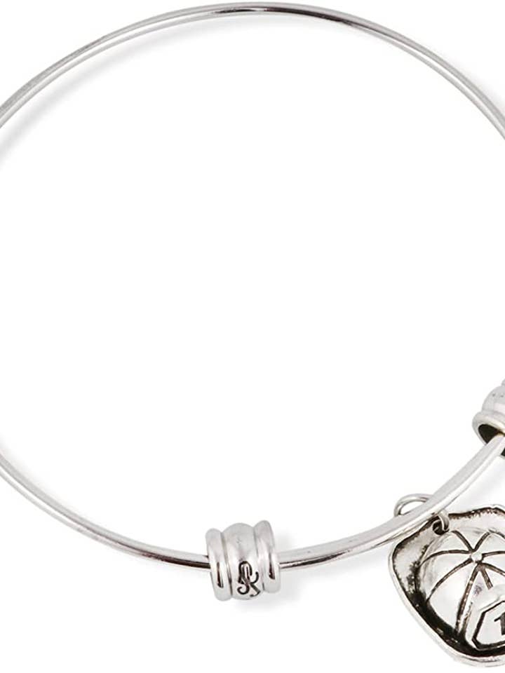 Fire Fighter Fireman Helmet Hat Fancy Bangle for wholesale by Dave The Bunny