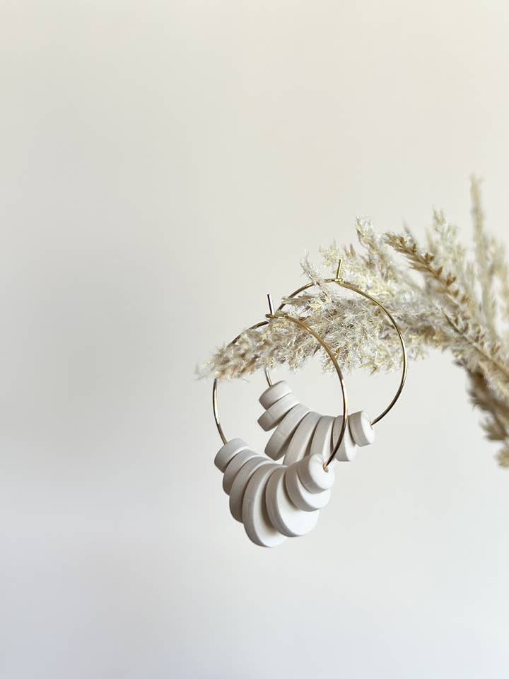 Esme Hoops, Cream for wholesale by Sincerely, Abi