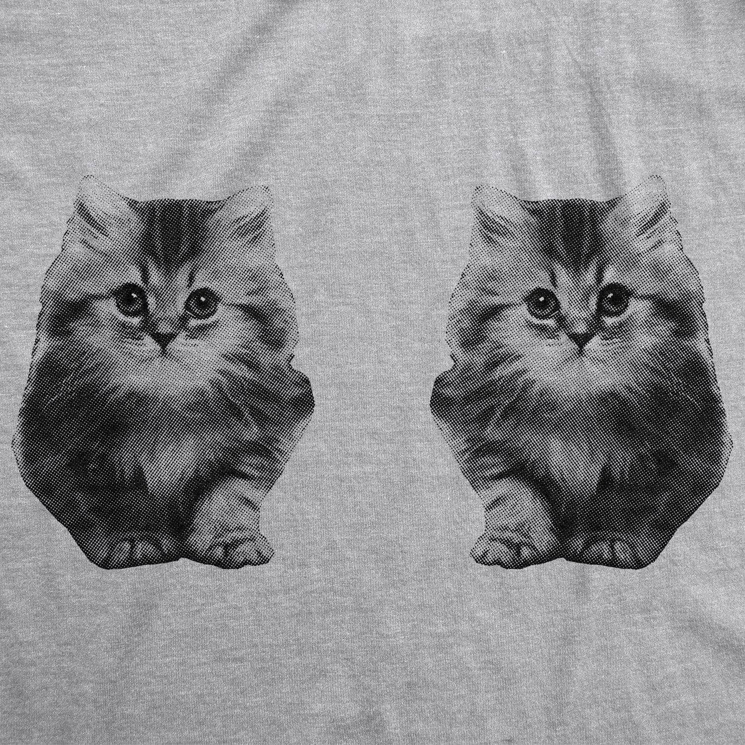 Light Heather Grey Ask Me About My Kitties Women's Tshirt Flip Graphic Tee for wholesale on Faire1