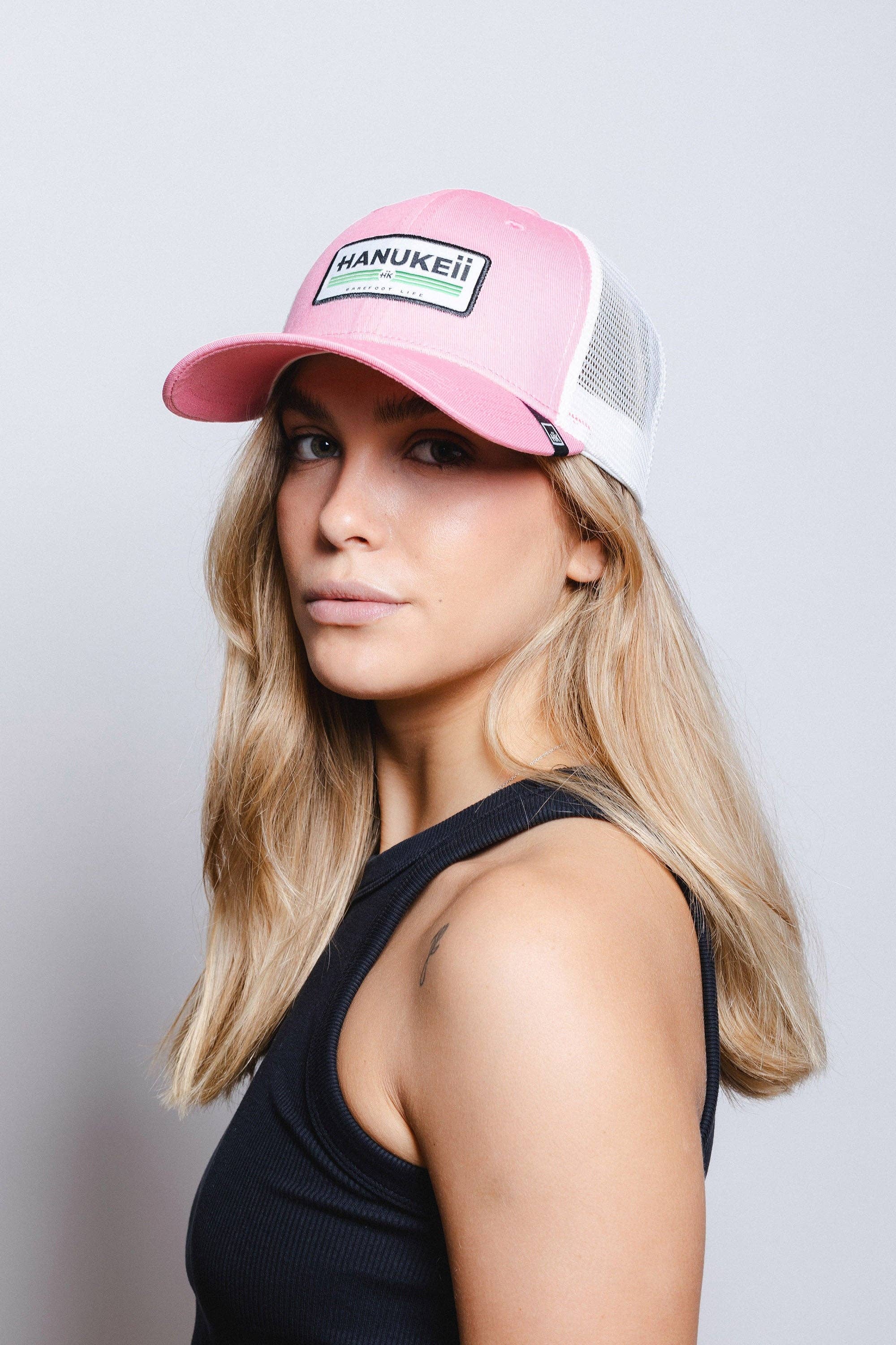 Indicom Brands - Wholesale Trucker Hat - Unisex - Barefoot Pink / White10