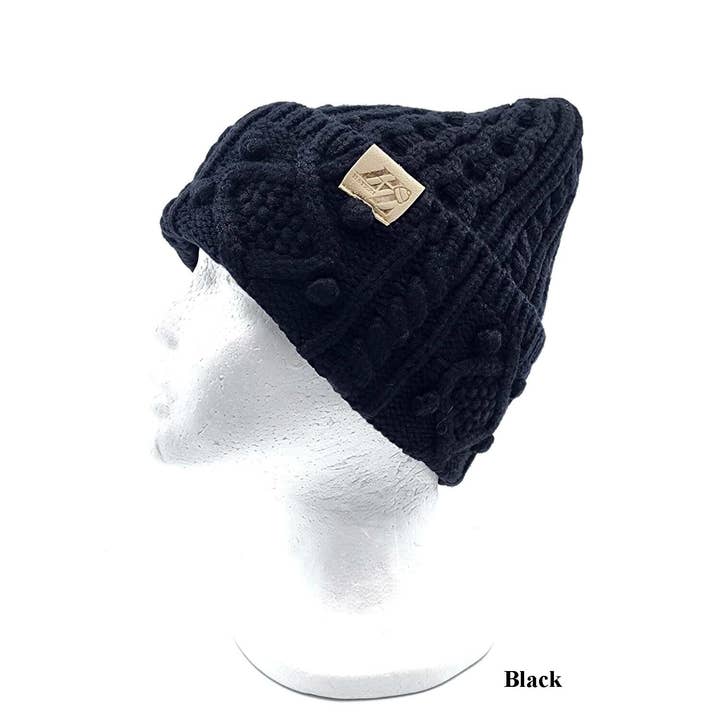 Hatzzi - Wholesale Beanie – Women's - Women's Winter Cable Knit Soft Beanie1