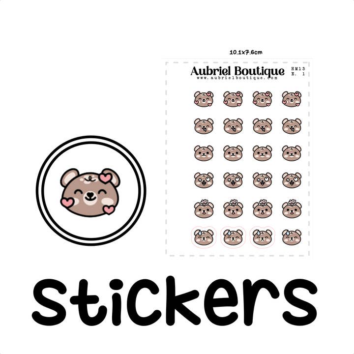 EMOTI 1, autocolantes de planeador — HM13 por atacado de AubrielBoutique