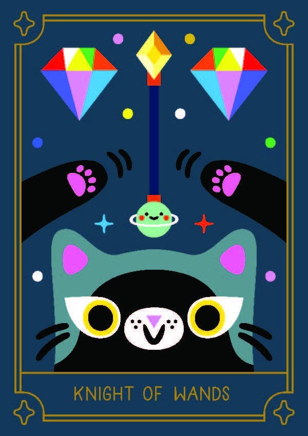 Hachette Book Group - Wholesale Tarot Cards - Mystic Cats Tarot: A 78-Card Deck and Guidebook8