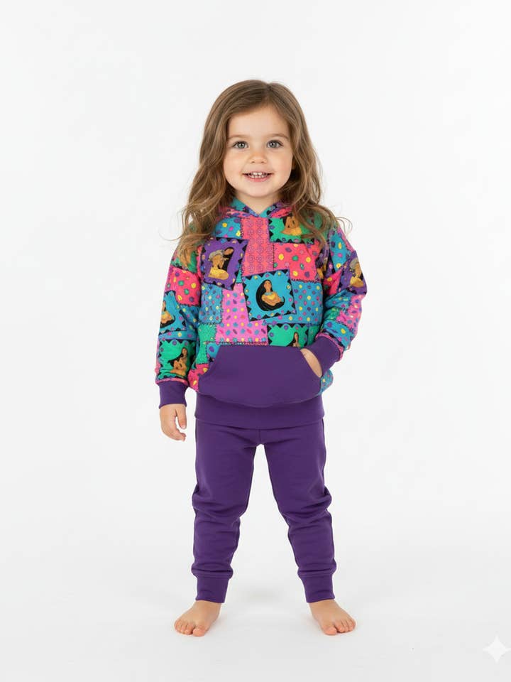 Ensemble de Jogging en Bambou Rétro Remix (précommande) pour la vente par Brinley Jo’s Bamboo