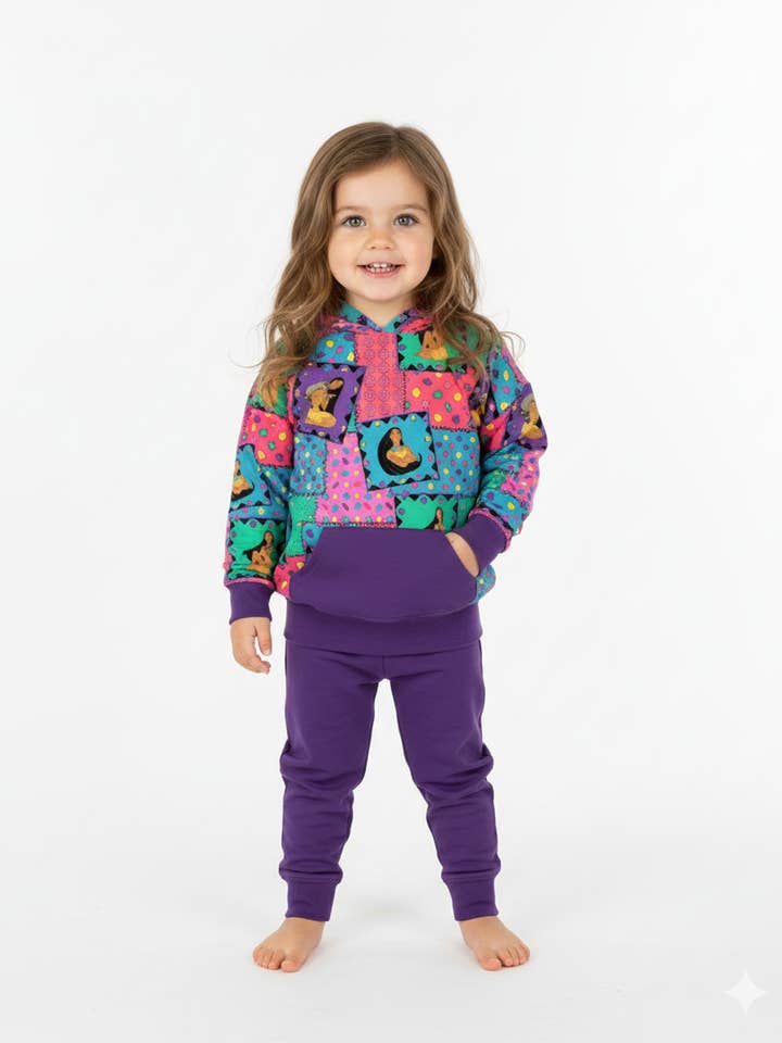 Ensemble de Jogging en Bambou Rétro Remix (précommande) pour la vente par Brinley Jo’s Bamboo