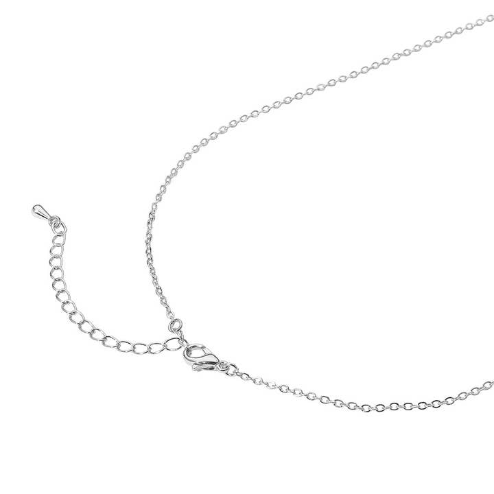 Sensibling Corp. - Wholesale Pendant/Charm Necklace - Stainless Steel CZ Stone Paved Heart Pendant Necklace5