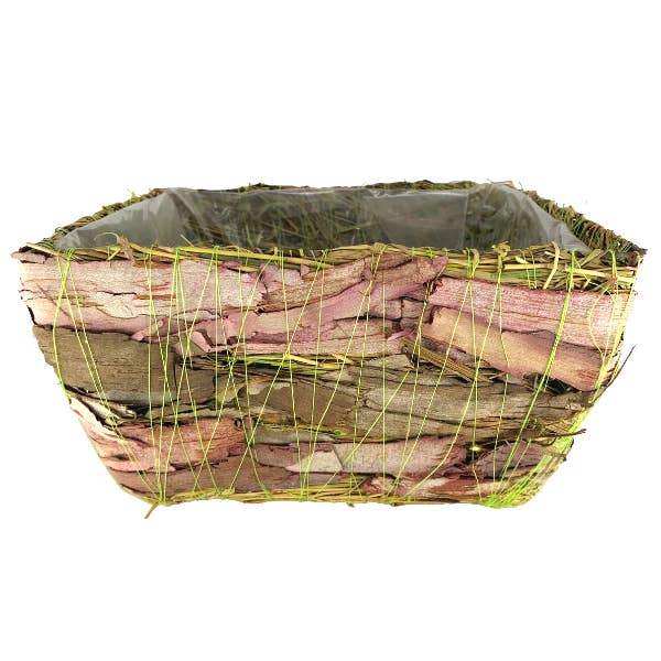 Lucknow Southern and Company - Wholesale Basket - Purple Birch Grass Basket With Liner 3 Sizes2
