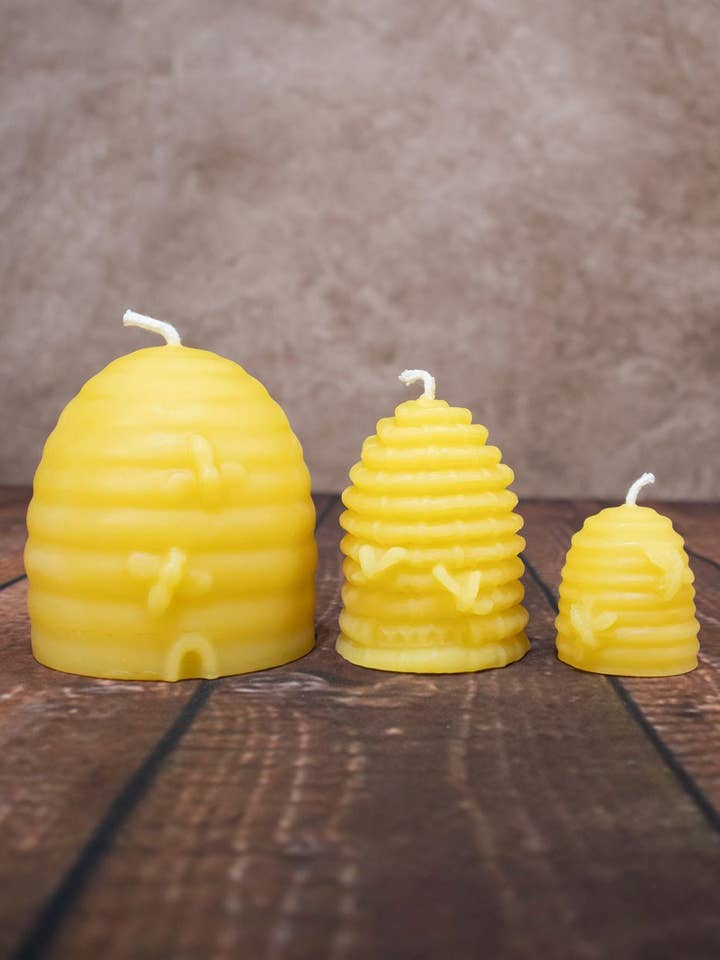 Ruches en cire d'abeille classiques (3 tailles) pour la vente par Beelite Candles