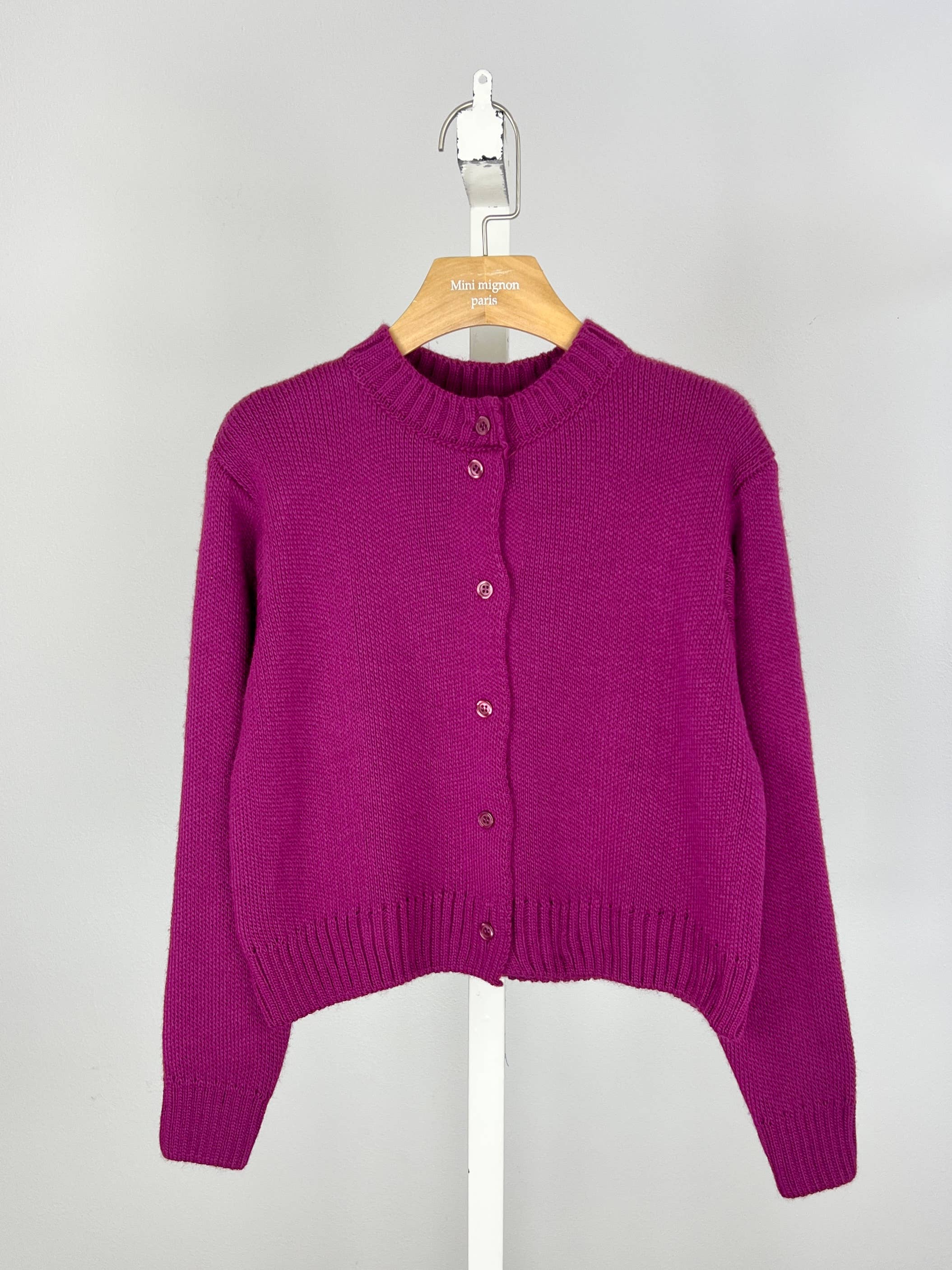 MINI MIGNON PARIS - Wholesale Cardigan - Kinderen - Effen meisjesvest3