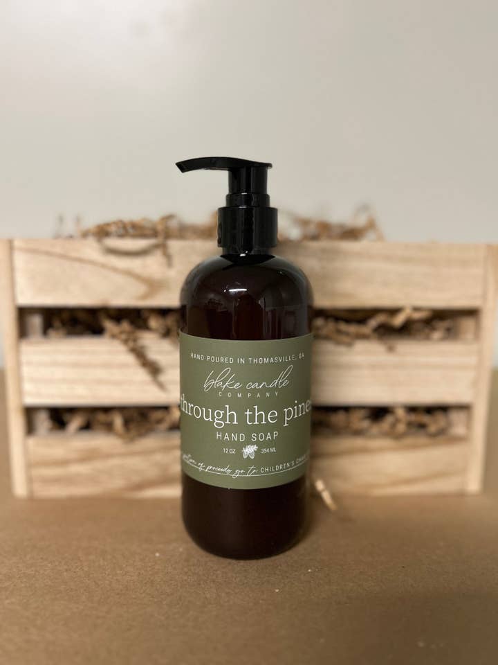 Through the Pines Hand Soap for wholesale by Blake Candle Company
