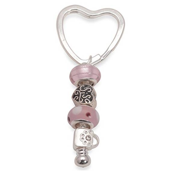 Hermana Sis «Pink Lady» - Llavero chapado en plata para venta al por mayor de Liberty Charms