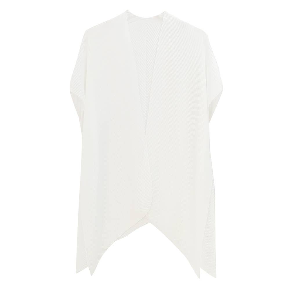 Sensibling Corp. - Wholesale Poncho - Women's - Solid Chiffon Ruana Poncho23