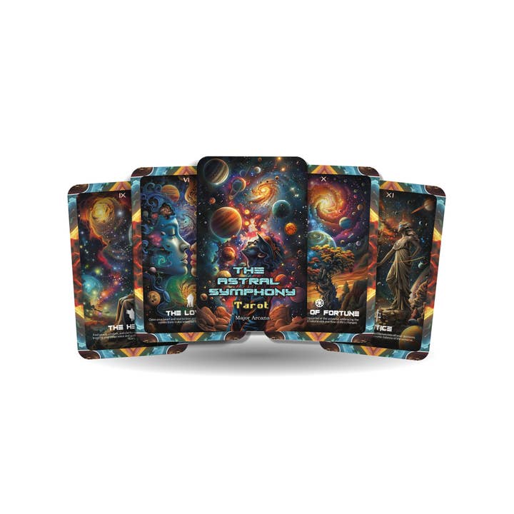 Astral Symphony Tarot: 22 Major Arcana & Cosmic Melodies for wholesale by IBIZA TAROT