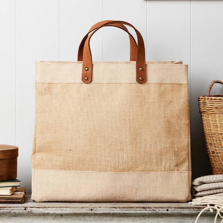 Original Market Tote - Natural Jute for wholesale by Tillyanna