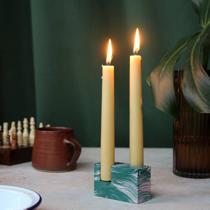 Rekha Maker - Wholesale Candle Holder - MINIMAL Jesmonite Candle Holder