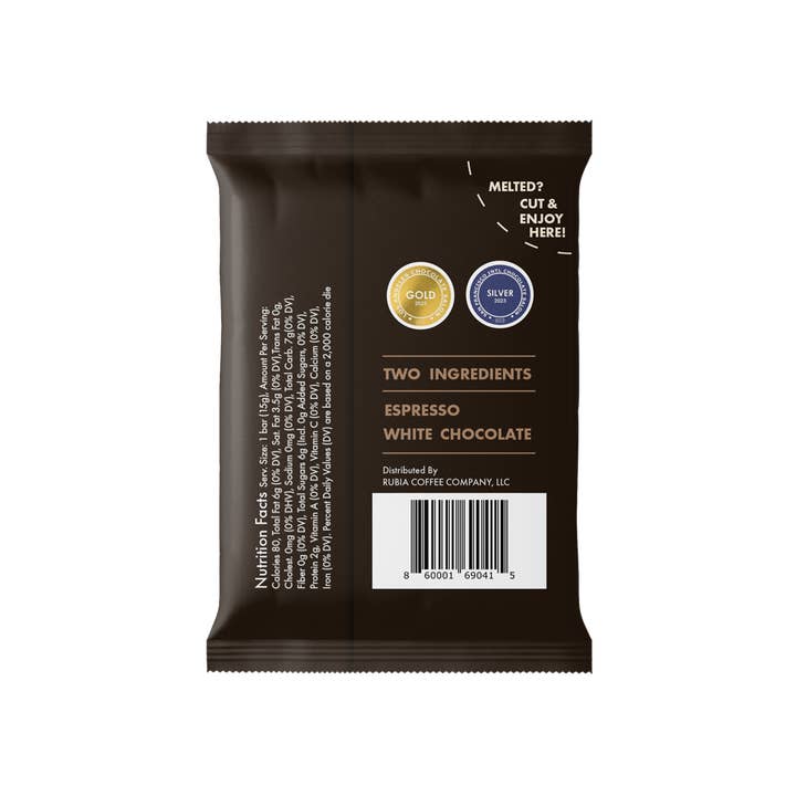 COBA, The Coffee Bar - Wholesale Chocolate Bar - COBA's Espresso Chocolate Bar (20 per case)